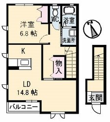 シャイン　キャスルの物件間取画像